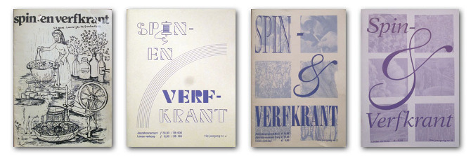 De covers van de Spin- & Verfkrant door de jaren heen